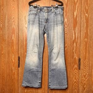 RL Polo Jeans Company Women's Size 8 Stretchy Denim Straight Leg Jeans Blue